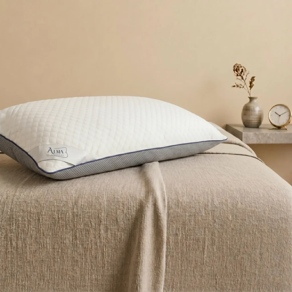 Almohada visco copos con relleno de copos viscoelásticos